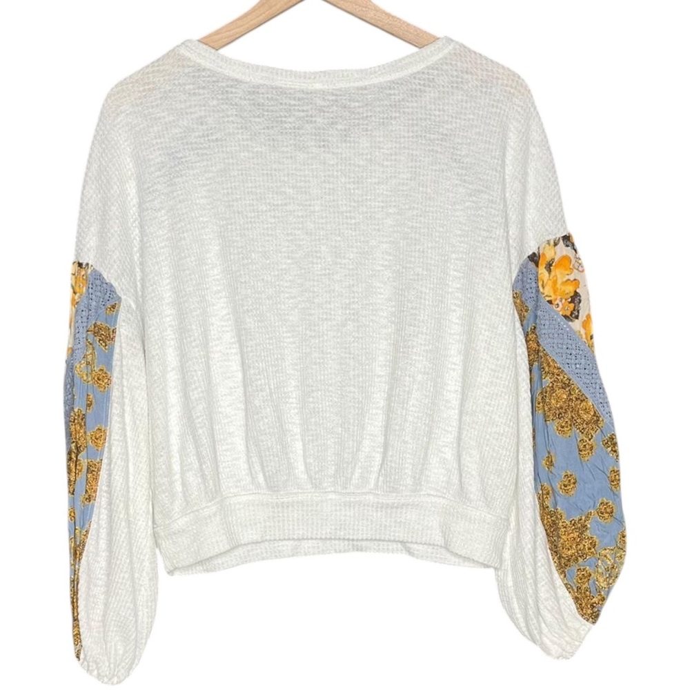 Free People Casual Clash Thermal Top Size Small - Picture 4 of 8